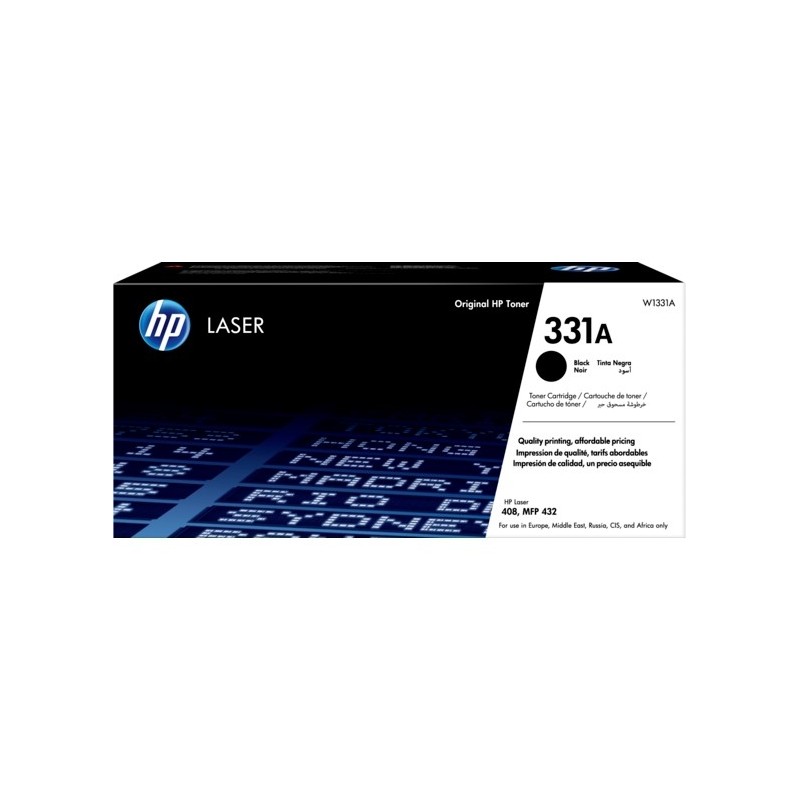 HP W1331A Negro Cartucho de Toner Original - 331A