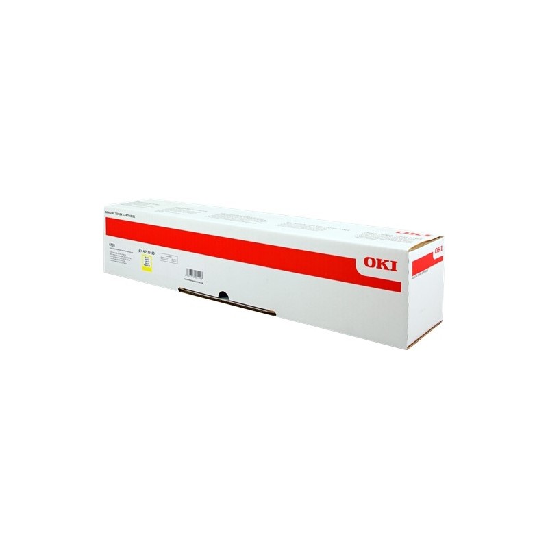 OKI C911/C931 Amarillo Cartucho de Toner Original - 45536413