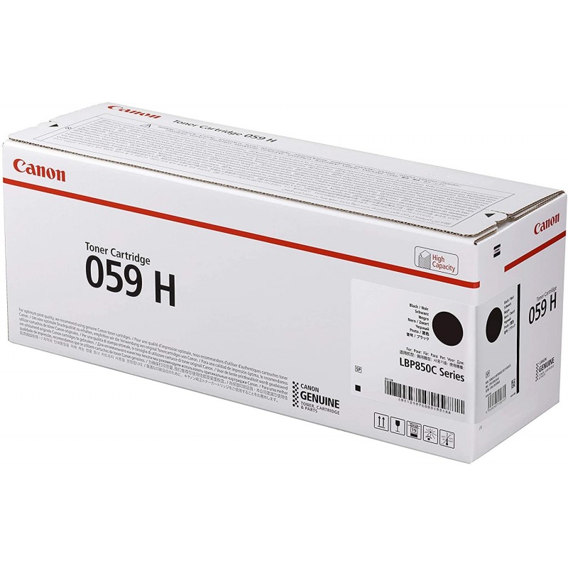 Canon 059H Negro Cartucho de Toner Original - 3627C001