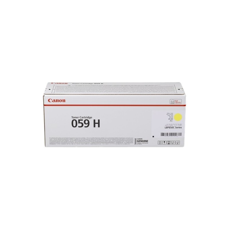 Canon 059H Amarillo Cartucho de Toner Original - 3624C001