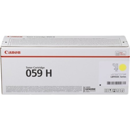 Canon 059H Amarillo Cartucho de Toner Original - 3624C001