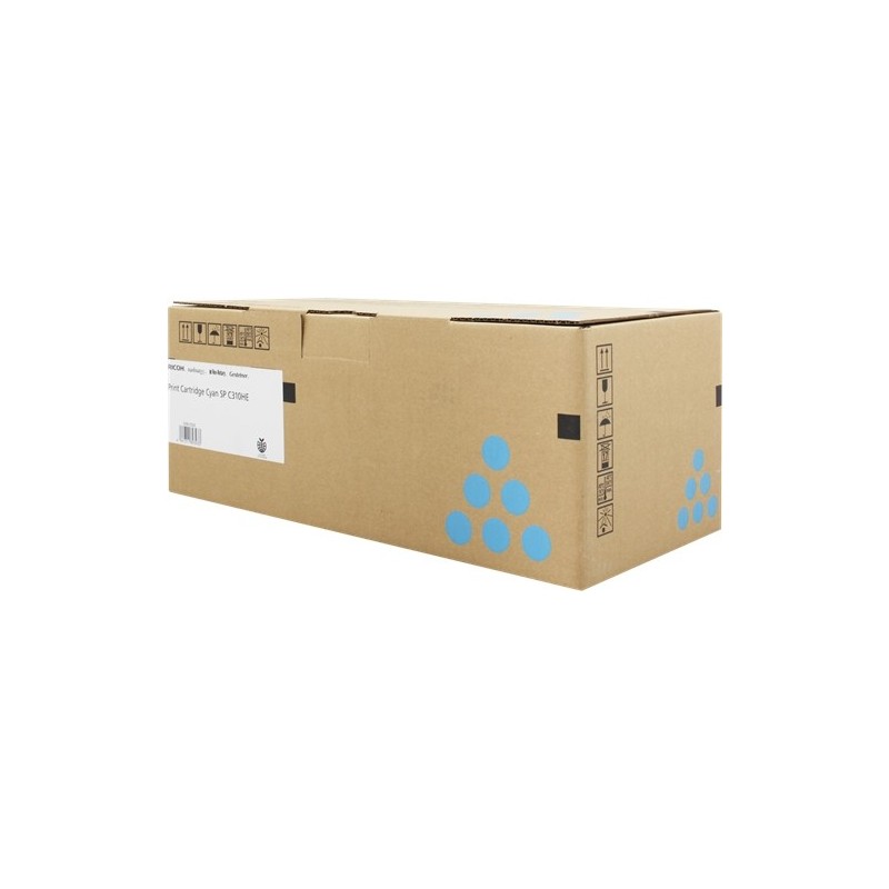 Ricoh Aficio SPC231/SPC232/SPC242/SPC310/ SPC311/SPC312/SPC320/SPC342 Cyan Cartucho de Toner Original - 407637/406480/SPC310C