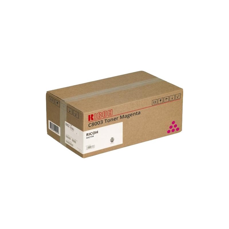 Ricoh Aficio MPC6503SP/MPC8003SP/IMC6500/IMC8000 Magenta Cartucho de Toner Original - 842194/C8003M