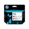 HP 771 Cabezal de Impresion Original - Negro Mate, Rojo Cromatico - CE017A