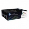 HP CE411A/CE412A/CE413A Pack de 3 Cartuchos de Toner Originales - 305A