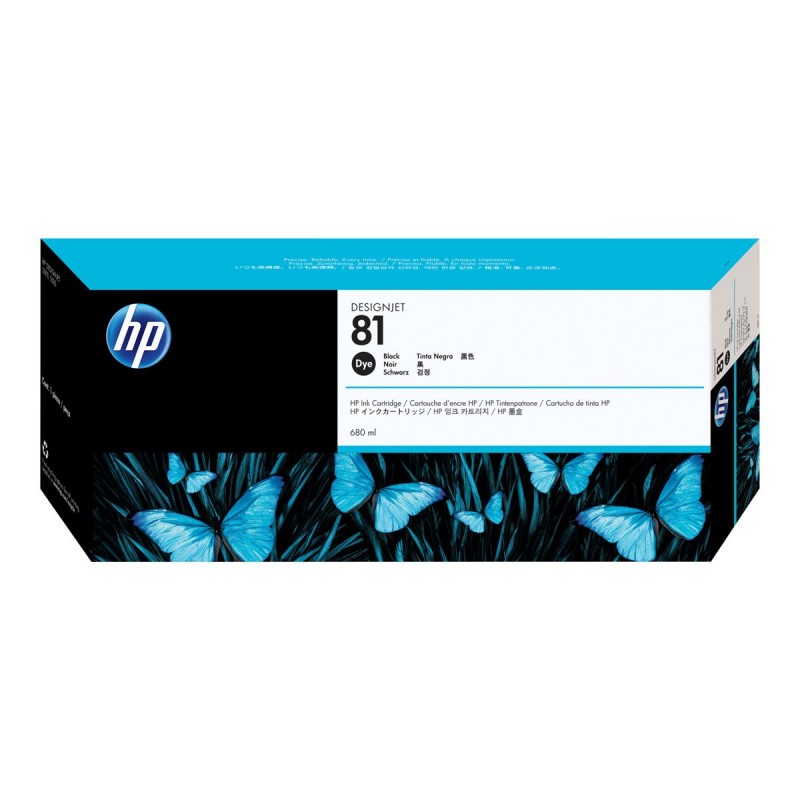 HP 81 Negro Cartucho de Tinta Original - C4930A