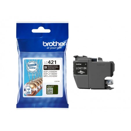 Brother LC421 Negro Cartucho de Tinta Original - LC421BK