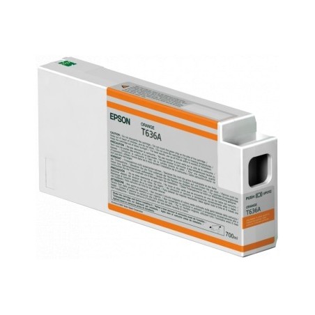 Epson T636A Naranja Cartucho de Tinta Original - C13T636A00