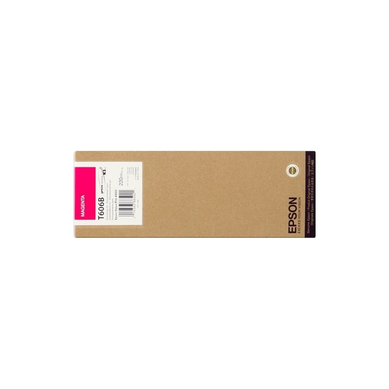 Epson T606B Magenta Cartucho de Tinta Original - C13T606B00