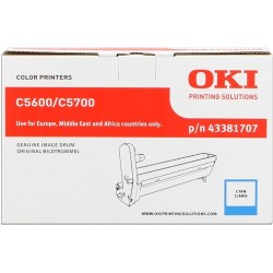 OKI C5600/C5700 Cyan Tambor...