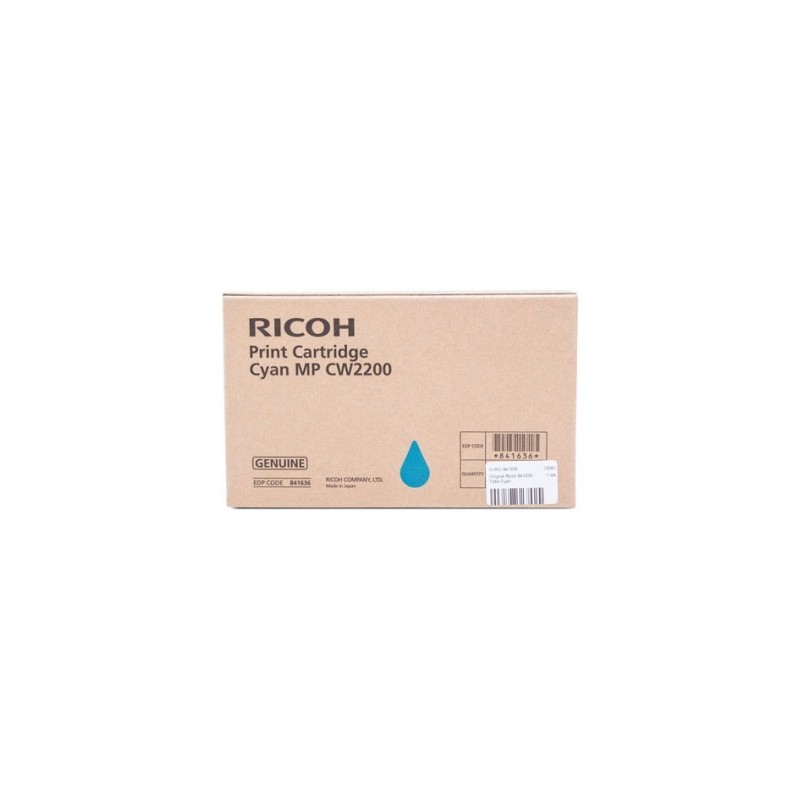 Ricoh Aficio MP-CW2200SP Cyan Cartucho de Tinta Original - 841636/MP CW2200C