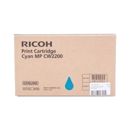 Ricoh Aficio MP-CW2200SP Cyan Cartucho de Tinta Original - 841636/MP CW2200C