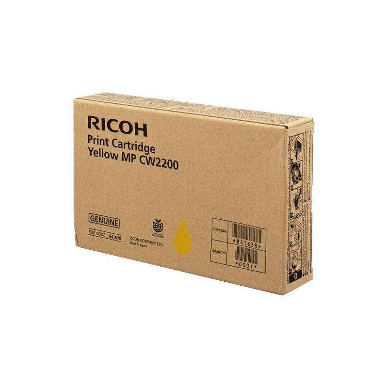 Ricoh Aficio MP-CW2200SP Amarillo Cartucho de Tinta Original - 841638/MP CW2200Y