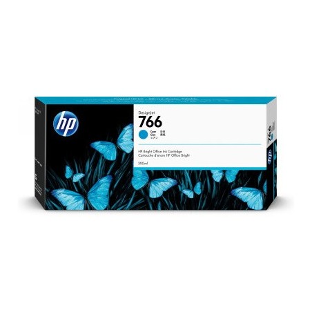 HP 766 Cyan Cartucho de Tinta Original - P2V89A