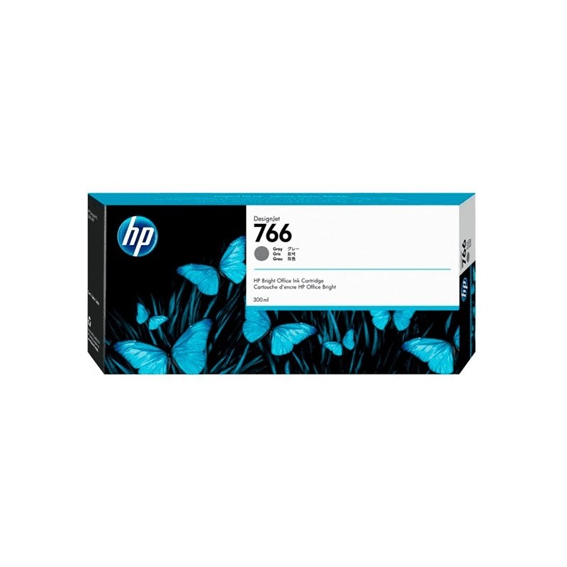 HP 766 Gris Cartucho de Tinta Original - P2V93A