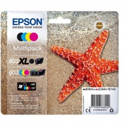 Epson 603XL/603 Pack de 4...