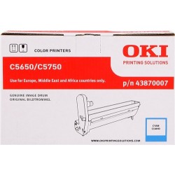 OKI C5650/C5750 Cyan Tambor de Imagen Original - 43870007 (Drum)