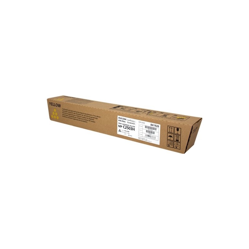 Ricoh Aficio MP-C2503SP/MP-C2003SP/MP-C2004SP/MP-C2504SP Amarillo Cartucho de Toner Original - 841926