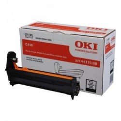 OKI C610 Negro Tambor de...