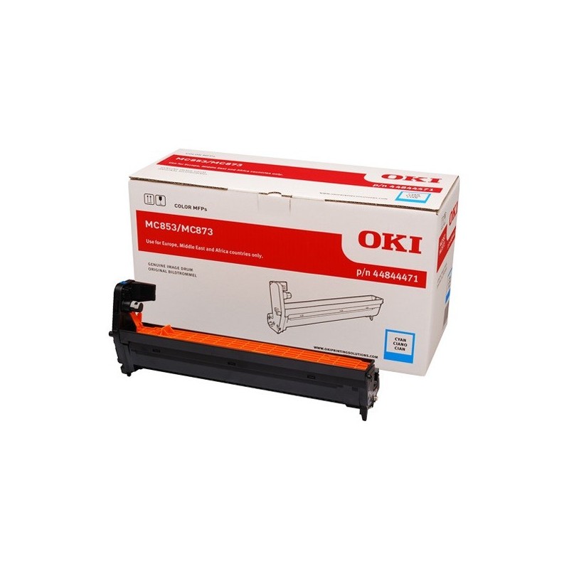 OKI MC853/MC873/MC883 Cyan Tambor de Imagen Original - 44844471 (Drum)