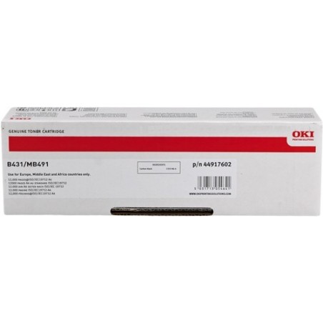 OKI B431/MB461/MB471/MB491 Negro Cartucho de Toner Original - 44917602