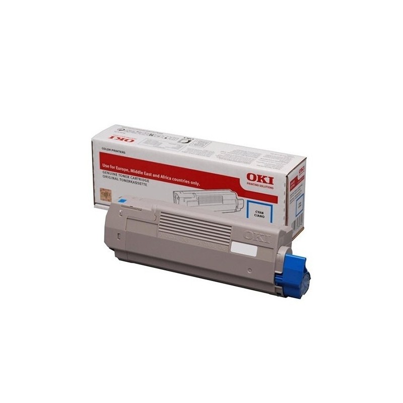 OKI C712 Cyan Cartucho de Toner Original - 46507615