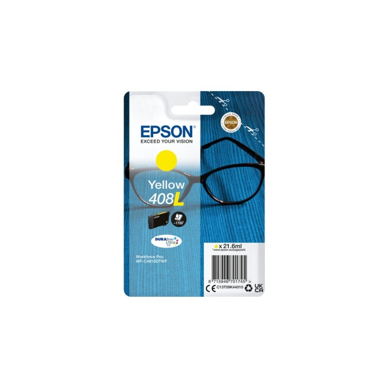 Epson 408L Amarillo Cartucho de Tinta Original - C13T09K44010