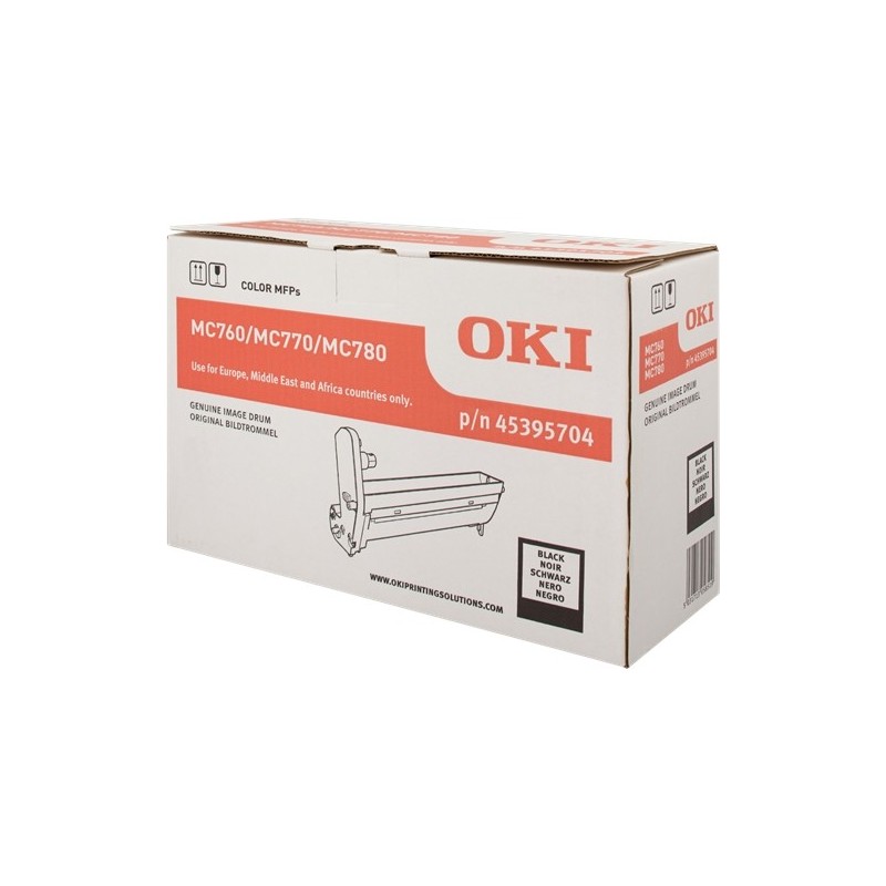 OKI MC760/MC770/MC780 Negro Tambor de Imagen Original - 45395704