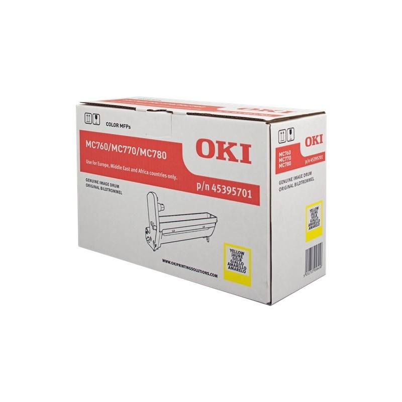 OKI MC760/MC770/MC780 Amarillo Tambor de Imagen Original - 45395701