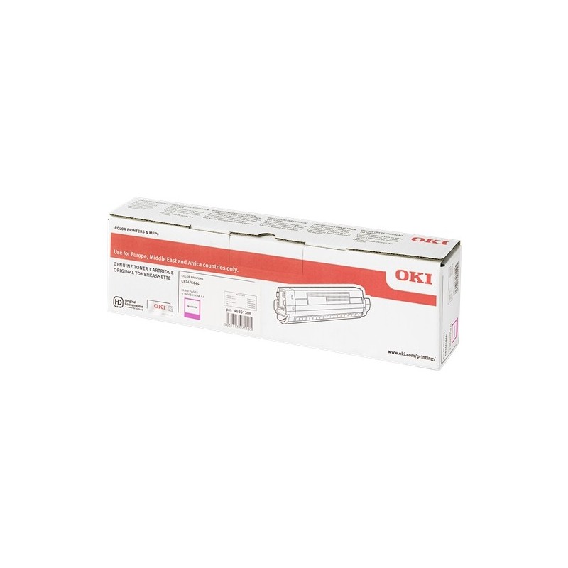 OKI C834/C844 Magenta Cartucho de Toner Original - 46861306