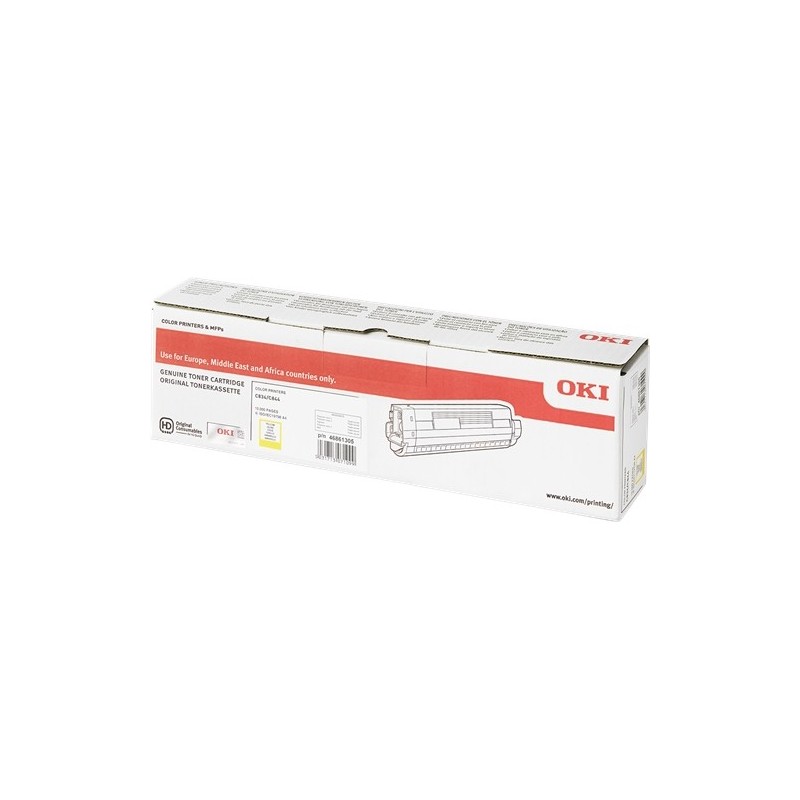 OKI C834/C844 Amarillo Cartucho de Toner Original - 46861305