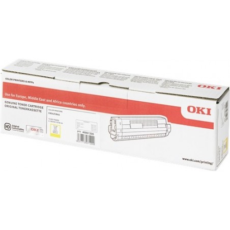 OKI C834/C844 Amarillo Cartucho de Toner Original - 46861305