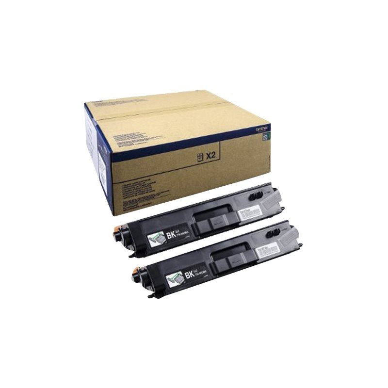 Brother TN900 Negro Pack de 2 Cartuchos de Toner Originales - TN900BKTWIN