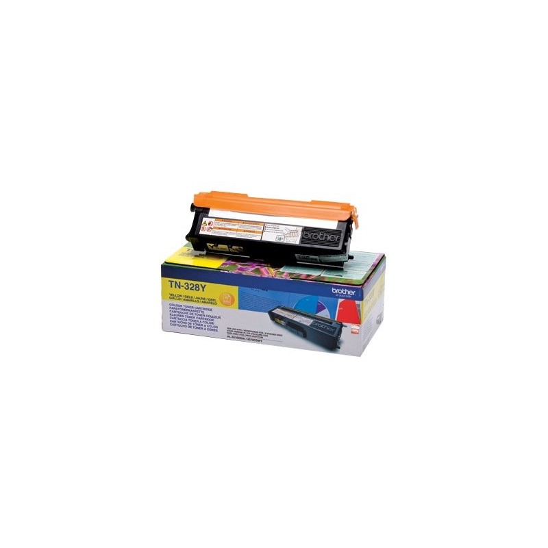 Brother TN328 Amarillo Cartucho de Toner Original - TN328Y