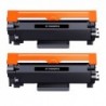 Brother TN2420/TN2410 Negro Pack de 2 Cartuchos de Toner Genericos