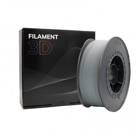 Filamento 3D PLA - Diametro 1.75mm - Bobina 1kg - Color Gris