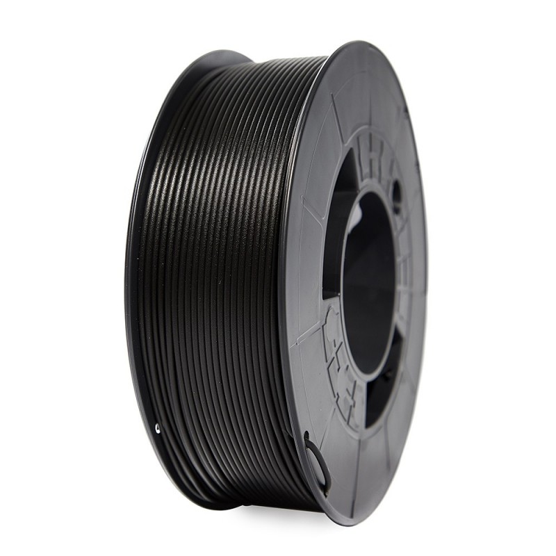 Filamento 3D PETG - Diametro 1.75mm - Bobina 1kg - Color Negro