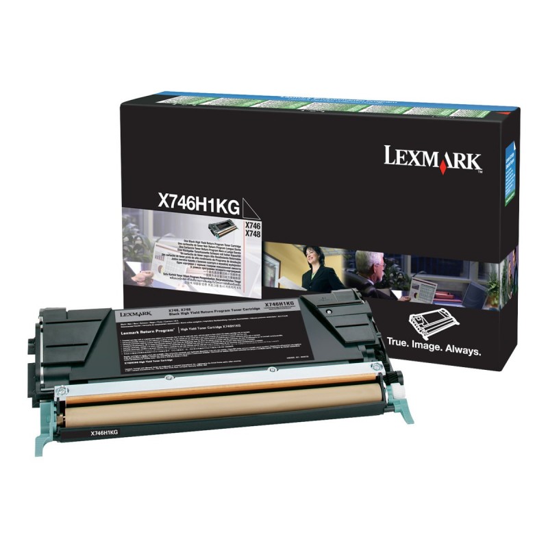 Lexmark X746/X748 Negro Cartucho de Toner Original - X746H1KG