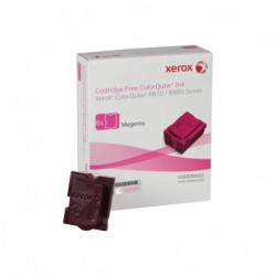 Xerox ColorQube 8870/8880 Magenta Pack de 6 Cartuchos de Tinta Solida Originales - 108R00955