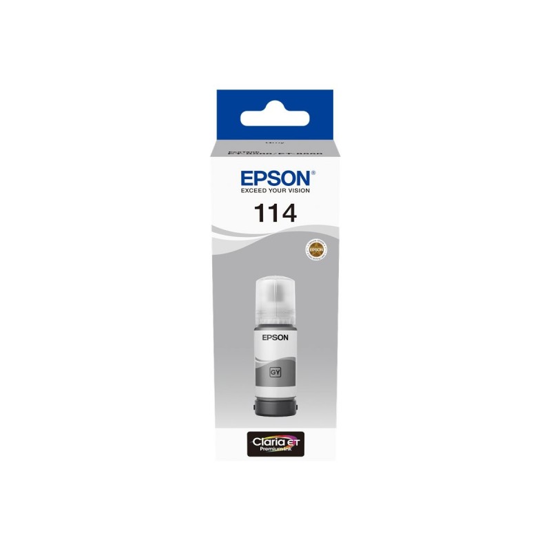 Epson 114 Gris Botella de Tinta Pigmentada Original - C13T07B540