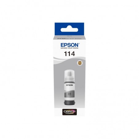 Epson 114 Gris Botella de Tinta Pigmentada Original - C13T07B540