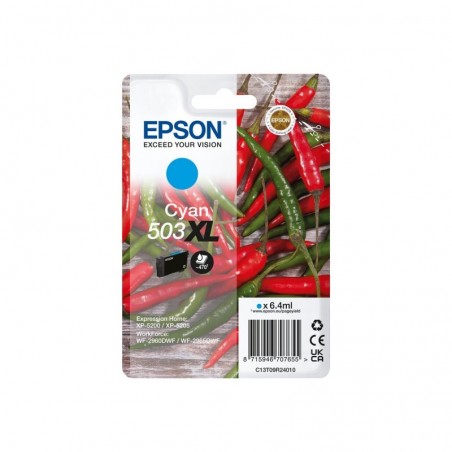 Epson 503XL Cyan Cartucho de Tinta Original - C13T09R24010