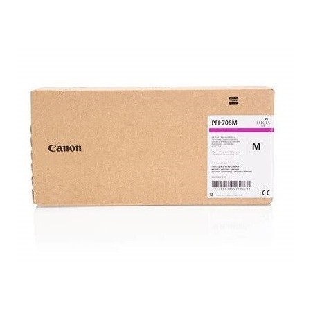 Canon PFI706 Magenta Cartucho de Tinta Original - 6683B001