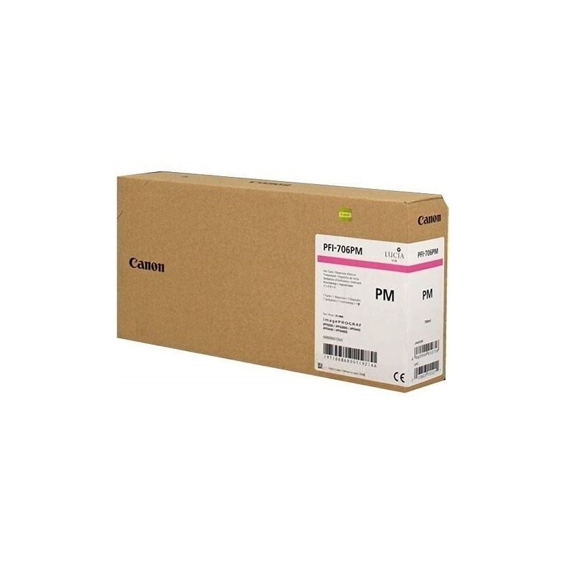 Canon PFI706 Magenta Photo Cartucho de Tinta Original - 6686B001