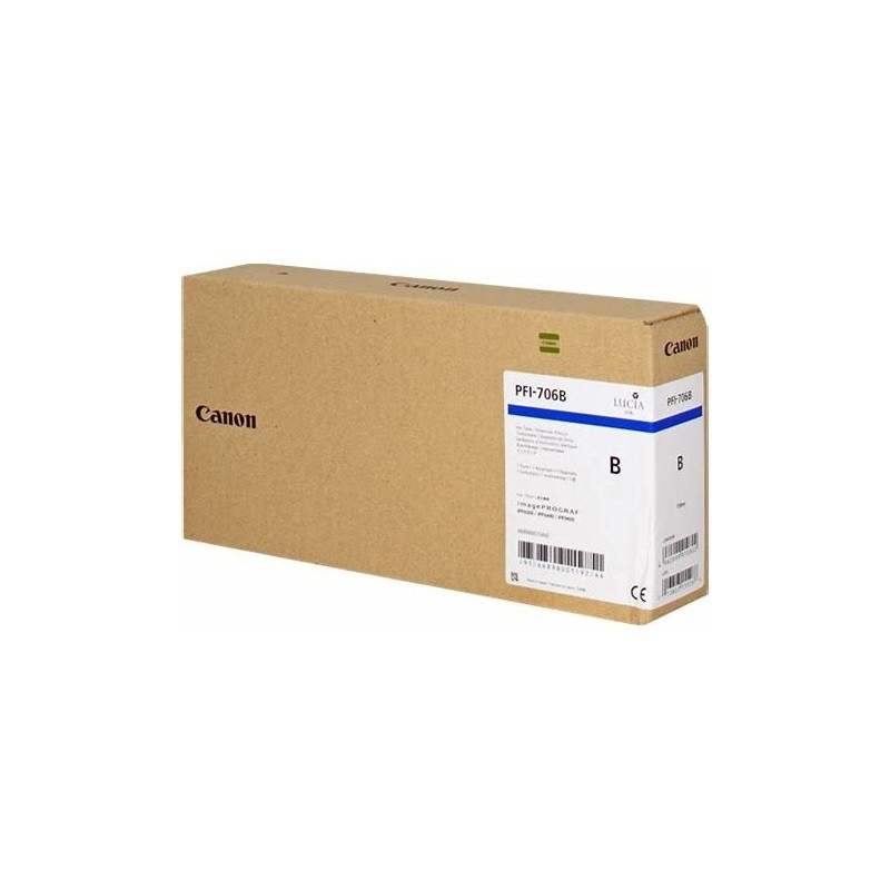 Canon PFI706 Blue Cartucho de Tinta Original - 6689B001