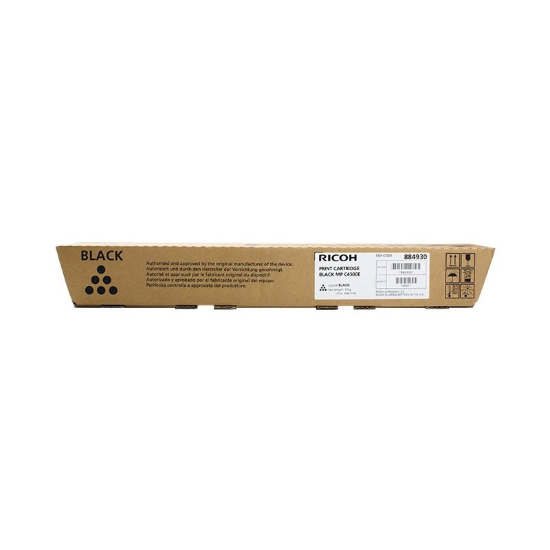 Ricoh Aficio MP-C3500/MP-C4500 Negro Cartucho de Toner Original - 884930/888608/842034