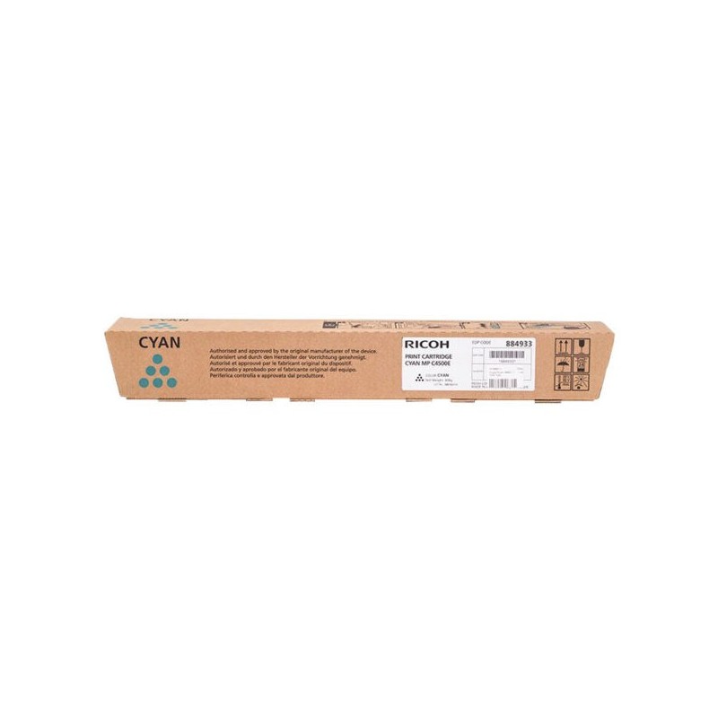 Ricoh Aficio MP-C3500/MP-C4500 Cyan Cartucho de Toner Original - 884933/888611/842037