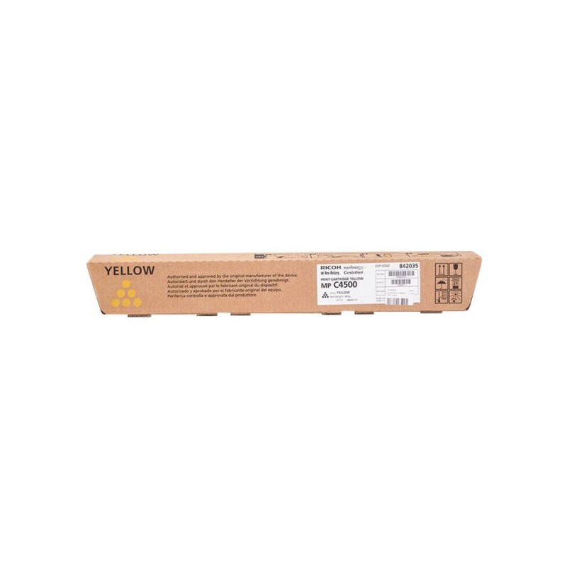 Ricoh Aficio MP-C3500/MP-C4500 Amarillo Cartucho de Toner Original - 884931/888609/842035