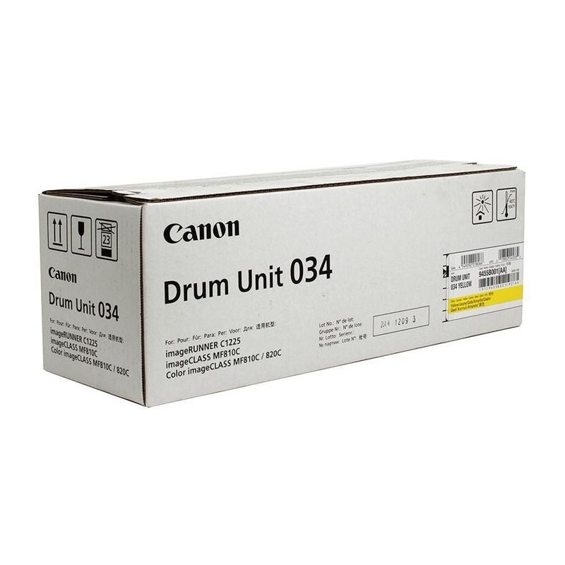 Canon 034 Amarillo Tambor de Imagen Original - 9455B001 (Drum)