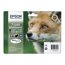 Epson T1285 Pack de 4 Cartuchos de Tinta Originales - C13T12854012